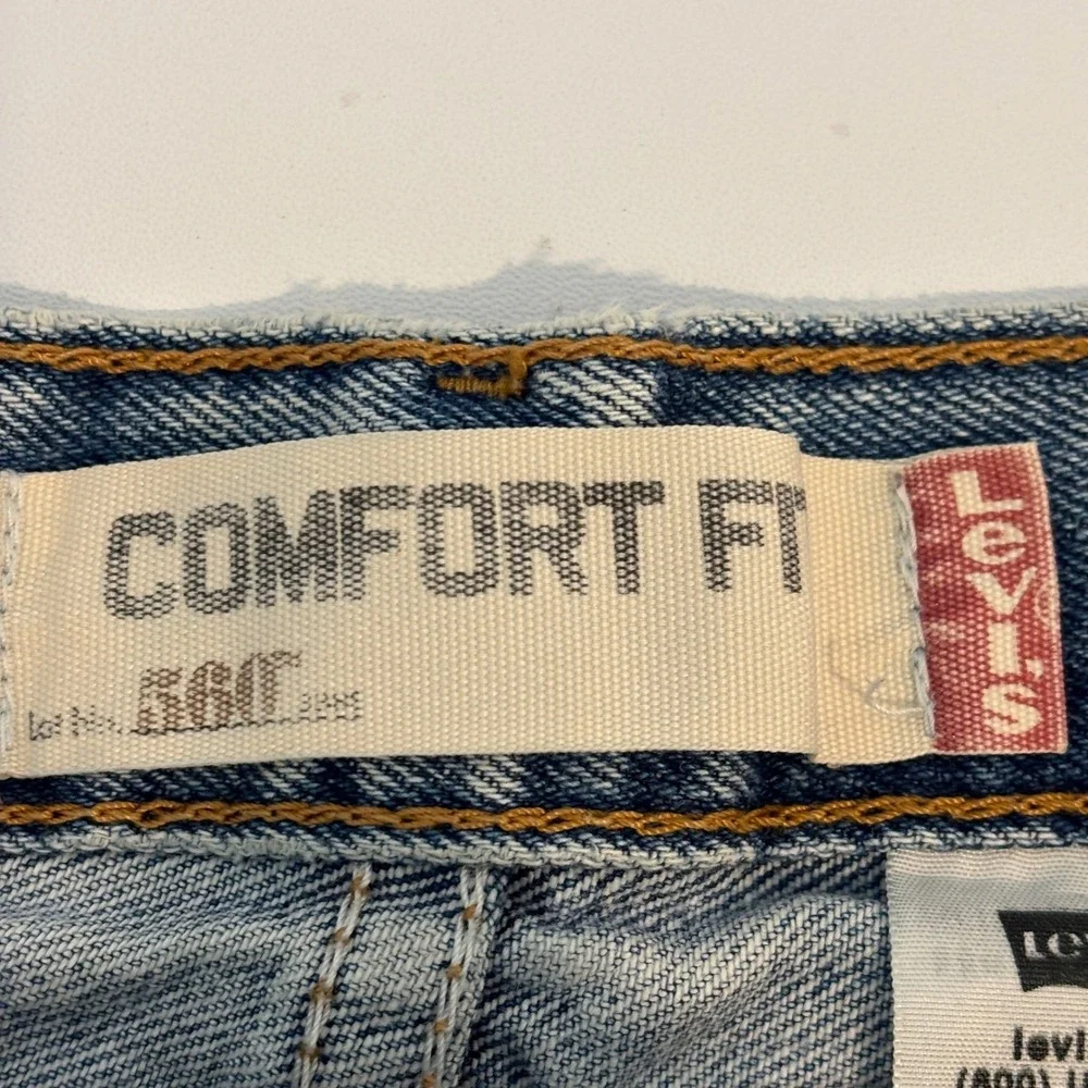 Levi's 560 Comfort Relaxed Fit Blue Jeans Mens 34x33 More Room in Seat Thighs